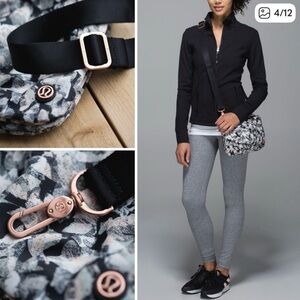 Lululemon Hip To Be Free Bag *Polyester In Mystic Jungle
Butter Pink Black